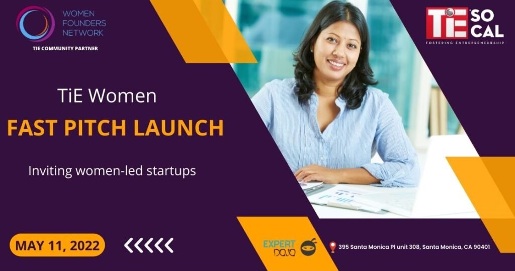 TiE SoCal Women Fast Pitch Launch